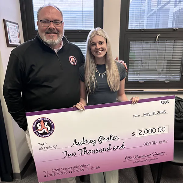 2026 Kaitlyn “Moe” Rosensteel Scholarship winner, Aubrey Grater